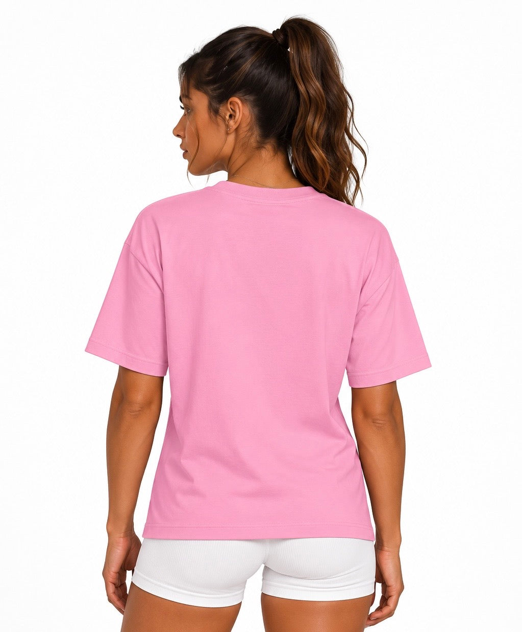 T-shirt Col Côtelé Organique Femme